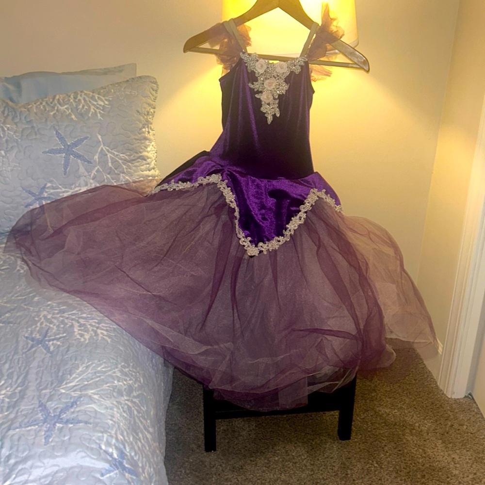 Revolution Large Child Ballet Costume Dark Purple